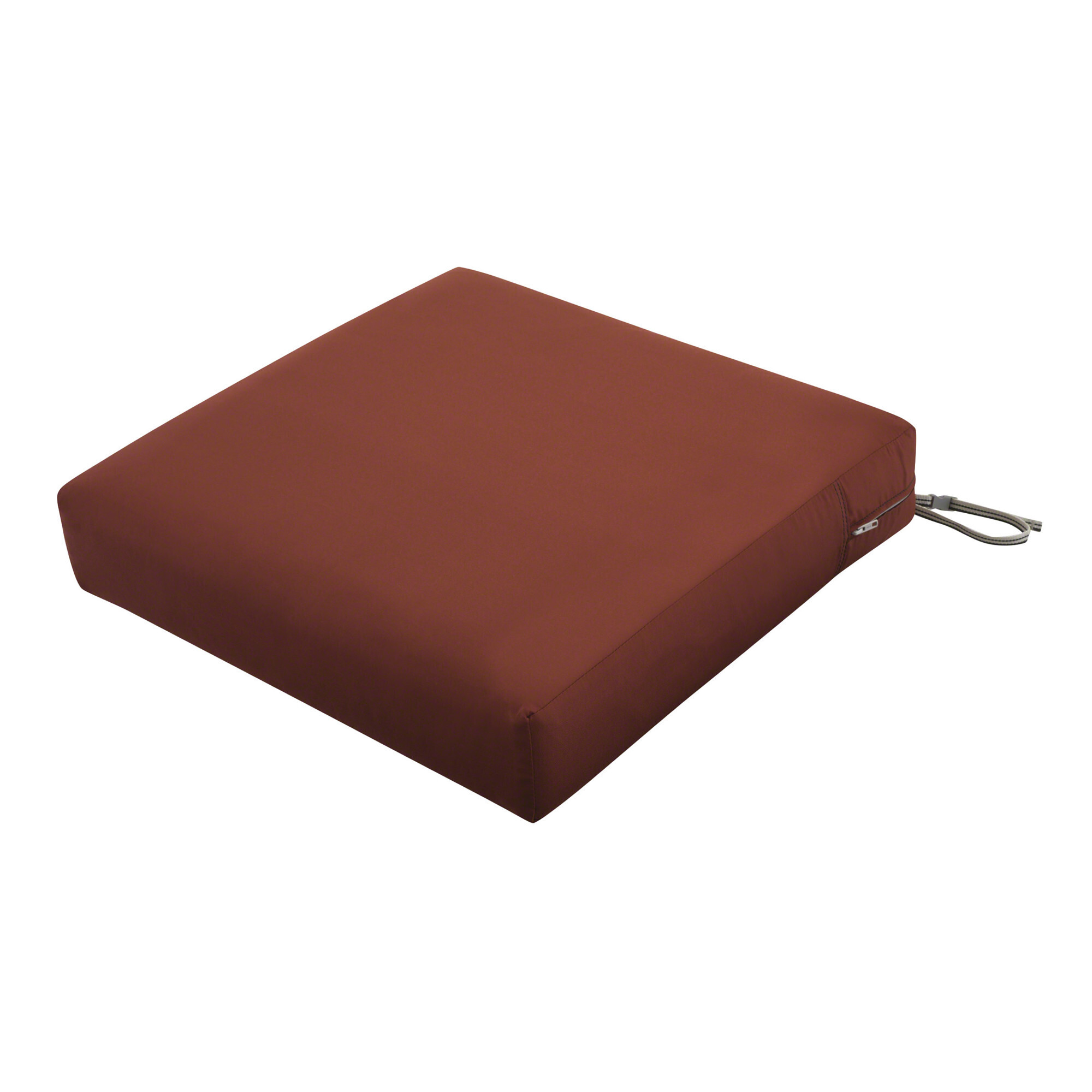 Classic Accessories Ravenna Water-Resistant Patio Lounge Chair/Loveseat Cushion — 23in. x 23in. x 5in., Spice, Model# 62-019-SPICE-EC